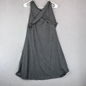 Patagonia Dress Womens Small Gray Tank Sleeveless Crossback Stretch Casual
